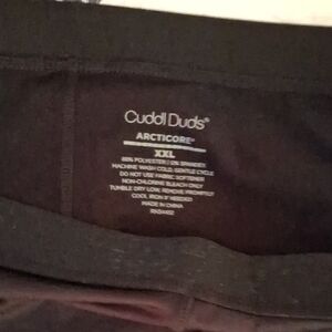Cuddl Duds Arcticore XXL Black Insulated Leggings